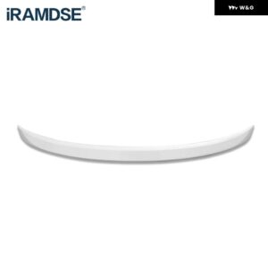 ボルボ トランク スポイラー カーボン表面 ABS 素材リアダックテール スポイラー S60 T3 T4 T5 S60L 2012-2017 - Pearl　White