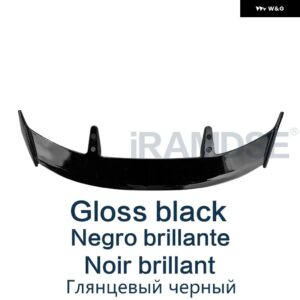 スバル ルーフ スポイラー カーボン表面リア トランク ウイング ABS スポイラー インプレッサハッチバック - Gloss Black