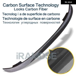 スバル トランク スポイラー 汎用 ABS 汎用 なタイプリア トランク ウイングテール スポイラー レガシィ セダン 2010-2020 - Carbon Surface