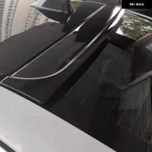 BMW G30 スポイラー F10 5シリーズ カーボン表面 スポイラー 2011-2017 2018-2022 年リア トランク ルーフウイング - F10 Glossy Black