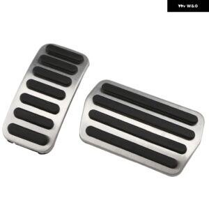ボルボ ガスペダル ブレーキ S80 2007-16 ステンレス ノンスリップ パーツ - 2pcs