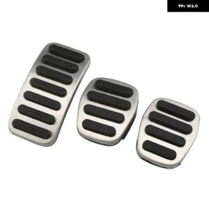 ボルボ ガスペダル ブレーキ S80 2007-16 ステンレス ノンスリップ パーツ - 3pcs