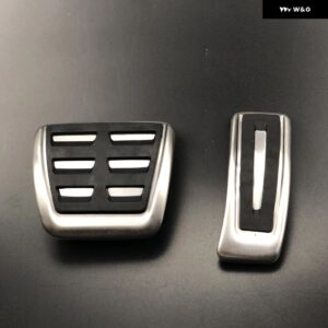 アウディ RHD ステンレス ペダル Q3 F3 2019-22 アクセルブレーキノンスリップ フットレスト ペダル カバー スタイリング - 2 pcs