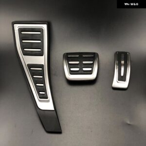 アウディ RHD ペダル A5 8W6 2018-22 ガスブレーキ ステンレス ノンスリップ フットレスト ペダル カバー パッド アクセル - 3 PCS