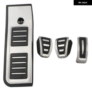 アウディ フットペダル カバー A7 4K8 2019-22 ガスアクセルブレーキノンスリップ ステンレス ペダル パッド - 4 PCS