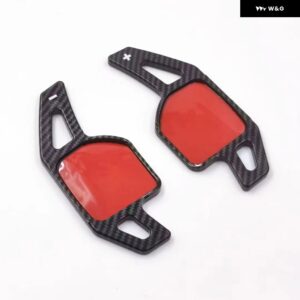 アウディ ステアリングホイール ギアシフト シフター 延長 TT MK2 8J 2007-14 スタイリング ステッカー - 2 PCS