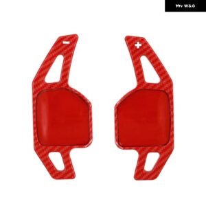 アウディ ステアリングホイール ギアシフト シフター 延長 TT MK2 8J 2007-14 スタイリング ステッカー - 2 PCS2