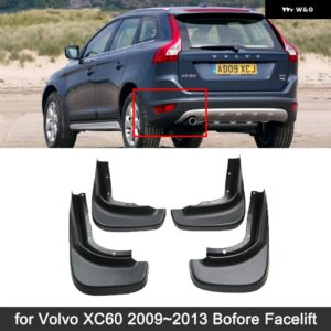 ボルボ XC60 2009-17 マッドフラップ マッドガード スプラッシュガード フェンダー フレアフロントリア - Fit　Bofore　Facelift