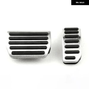 ボルボ ステンレス ペダル ブレーキ XC60 2009-17 ノンスリップペダル カバー パッド AT MT - 2pcs