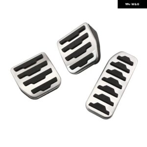 ランドローバー AT MT フットペダル レンジローバー EVOQUE L538 2011 2022 アクセルブレーキレストノンスリップペダル カバー - 3 pcs2