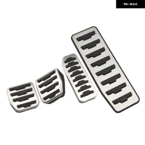 ランドローバー AT MT フットペダル レンジローバー EVOQUE L538 2011 2022 アクセルブレーキレストノンスリップペダル カバー - 4 PCS