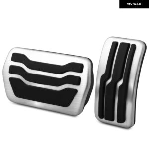 ボルボ ステンレス ペダル V50 38322 アクセルブレーキなし穴あけペダル カバー - 2pcs
