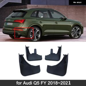 アウディ Q5 FY スポーツ 2018-21 MUDFLAPS マッドガード スプラッシュガード フェンダー フレア 自動前輪カー 80A 2 II - Q5 18-20