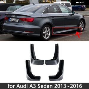 アウディ A3 8V セダン スポーツバック 2013-20 マッドフラップ マッドガード スプラッシュガード フェンダー フロント - Fit Before Facelift