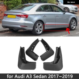 アウディ A3 8V セダン スポーツバック 2013-20 マッドフラップ マッドガード スプラッシュガード フェンダー フロント - Fit Facelift3