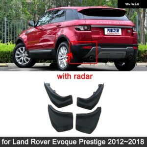 ランドローバー 4X イヴォーク プレステージ 2012-18 マッドフラップ マッドガード アンチスプラッシュ フェンダー リア - with radar