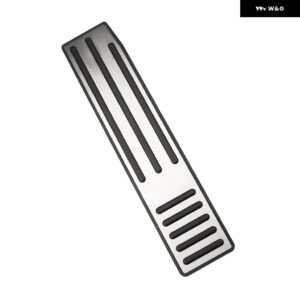 テスラ フットペダル モデル XS 2015-22 ステンレス アクセルブレーキなし穴あけペダル - 1 pcs