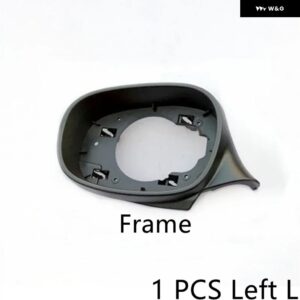 BMW バックミラー カバー サイドリアビューフレームキャップ蓋ガラスレンズ 1 3シリーズ E82 E88 E90 E91 E92 E93 LCI 2009-2012 - 1 PCS Left L Frame