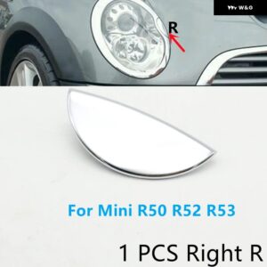 BMW フロントバンパー ヘッドライト ウォッシャーノズルカバー 蓋 ミニクーパー クラブマンカントリーマンR50 R52 R53 R55 R56 R57 R58 R59 R60 R61 - 1 PCS Right R50 R53