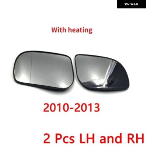 スバル 車外側外側バックミラー ガラスレンズ加熱 フォレスター 2008-2017 - 2PCS 10-13 LH RH