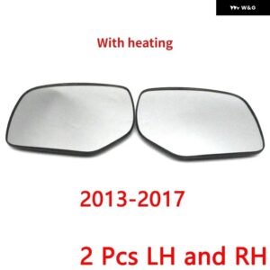 スバル 車外側外側バックミラー ガラスレンズ加熱 フォレスター 2008-2017 - 2PCS 13-17 LH RH