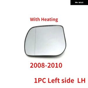 スバル 車外側外側バックミラー ガラスレンズ加熱 フォレスター 2008-2017 - 1PCS 08-10 Left LH