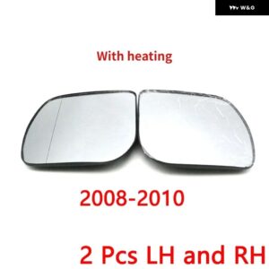 スバル 車外側外側バックミラー ガラスレンズ加熱 フォレスター 2008-2017 - 2PCS 08-10 LH RH