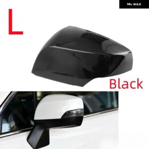 スバル 社外バックミラー カバー ウィンカーライト 付き アウトバック 2015-2018 XV 2013-2016 ラゲシー フォレスター イ - Black L cap