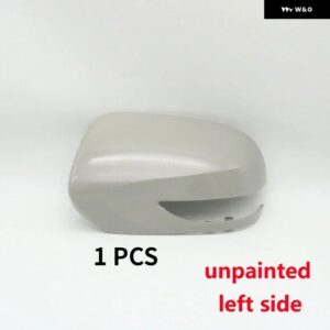 スバル フォレスター SH 2010 2011 2012 ウイングドアサイドミラー アンダーキャップ蓋外側バックミラー カバー ウィンカーライト - 1 Left cap unpainted