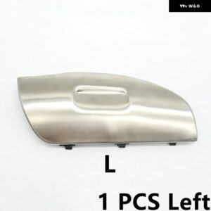 ポルシェ フロントバンパー 牽引フックカバー キャップ ステンレス トラクションシェルハウジング カイエン 2007-2010 - 1 Pcs Left