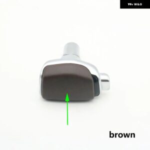 ランドローバー フリーランダー 2 2007 - 2010-15 車自動 ギアシフト ノブレバーシフター ヘッド - brown