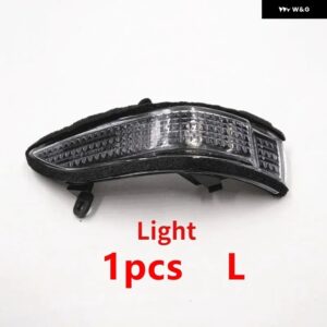 スバル カーウイングドアサイド外側バックミラー カバー キャップ蓋信号灯 フォレスター SH 2010 2011 2012 - 1pcs Light Left L