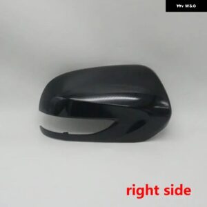 スバル カーウイングドアサイド外側バックミラー カバー キャップ蓋信号灯 フォレスター SH 2010 2011 2012 - black right side