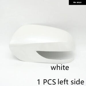 スバル カーウイングドアサイド外側バックミラー カバー キャップ蓋信号灯 フォレスター SH 2010 2011 2012 - white left side