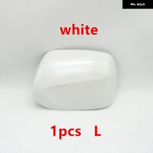 スバル フォレスター SH 2008 2009 2010 ウイングドアサイドミラー アンダーキャップ蓋外側バックミラー カバー - White Left L
