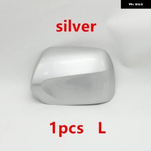 スバル フォレスター SH 2008 2009 2010 ウイングドアサイドミラー アンダーキャップ蓋外側バックミラー カバー - Silver Left L