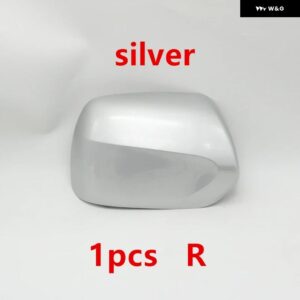 スバル フォレスター SH 2008 2009 2010 ウイングドアサイドミラー アンダーキャップ蓋外側バックミラー カバー - Silver Right R