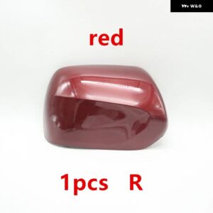 スバル フォレスター SH 2008 2009 2010 ウイングドアサイドミラー アンダーキャップ蓋外側バックミラー カバー - Red Right R