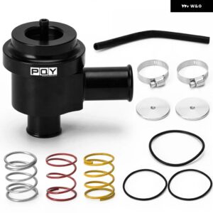 アウディ アルミ再循環ダイバーターバルブ ターボ BOV ブースト フォルクスワーゲン ゴルフ ジェッタ 2000-2005 1.8T 2.7T 1998-2006 JR-BOV04 - black
