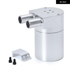 BMW 汎用 合金リザーバーオイルキャッチ缶タンク N54 335 ブラックブルーレッド JR-TK60 - Silver