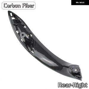 BMW ブラッククリームフロントリア左/右車内 インナードア プルハンドルカバー F30 F80 F31 F32 F33 F35 2013-2018 - CarbonF-Rear-Right