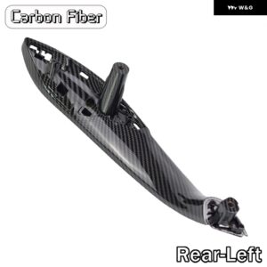 BMW ブラッククリームフロントリア左/右車内 インナードア プルハンドルカバー F30 F80 F31 F32 F33 F35 2013-2018 - CarbonF-Rear-Left