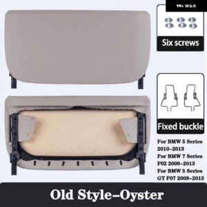 BMW ABS キャップ収納ポケット交換 5シリーズ F10 GT 7シリーズ F01 F02 カーシート バックパネル カバー - Old Style-Oyster