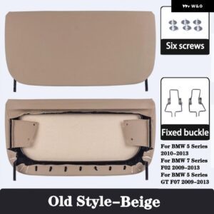 BMW ABS キャップ収納ポケット交換 5シリーズ F10 GT 7シリーズ F01 F02 カーシート バックパネル カバー - Old Style-Beige