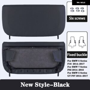 BMW ABS キャップ収納ポケット交換 5シリーズ F10 GT 7シリーズ F01 F02 カーシート バックパネル カバー - New Style-Black