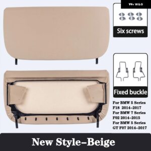 BMW ABS キャップ収納ポケット交換 5シリーズ F10 GT 7シリーズ F01 F02 カーシート バックパネル カバー - New Style-Beige