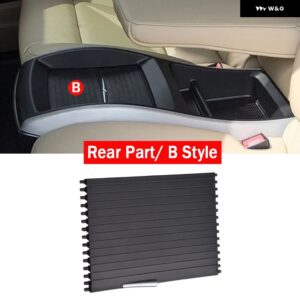 BMW インテリア ウォーターカップラックカーセンターコンソール カバー スライドローラー ブラインドカーマウントドリンクホルダー X5 E70 X6 E71 - Rear-B