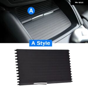 BMW インテリア ウォーターカップラックカーセンターコンソール カバー スライドローラー ブラインドカーマウントドリンクホルダー X5 E70 X6 E71 - Front A