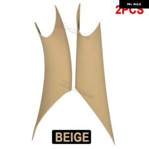 BMW 2個 ABS インテリア ドアハンドルプルカバー 3 4シリーズ F30 F35 2012-18 - Beige 2PCS