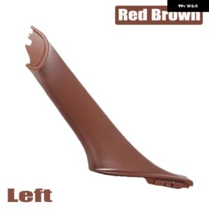 BMW 5シリーズ F10 F11 黒車内側 インテリア ハンドル インナードア パネル プルトリム カバー - Red Brown Left